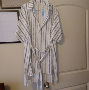 Beach button up cover up